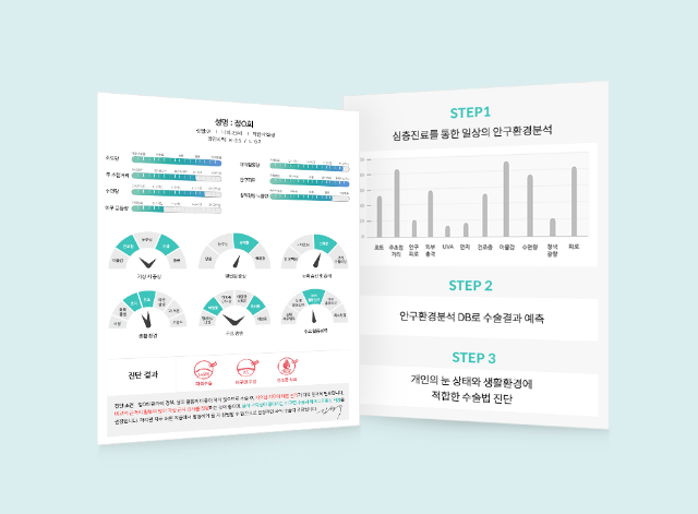 안구환경 분석 결과지(STEP1~3)
